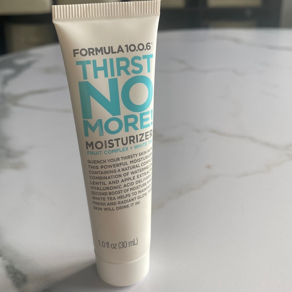 Formula 10.0.06 Thirst No More Moisturizer with fruit complex and white tea